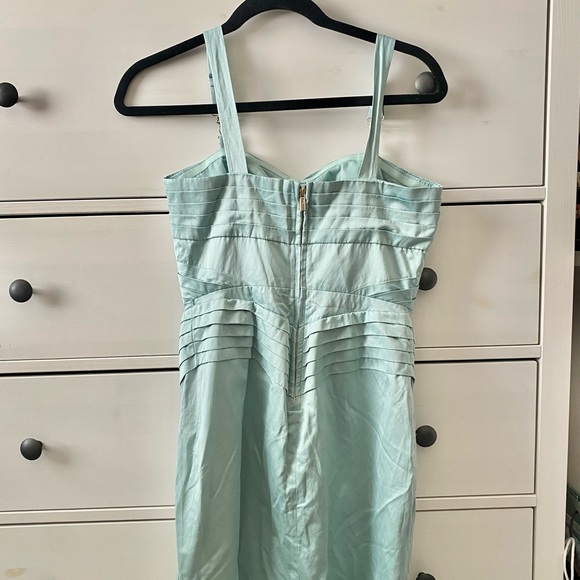 Jean-Paul Gaultier 2000s Deadstock Teal Crisscross Cocktail Dress - Picture 2 of 4